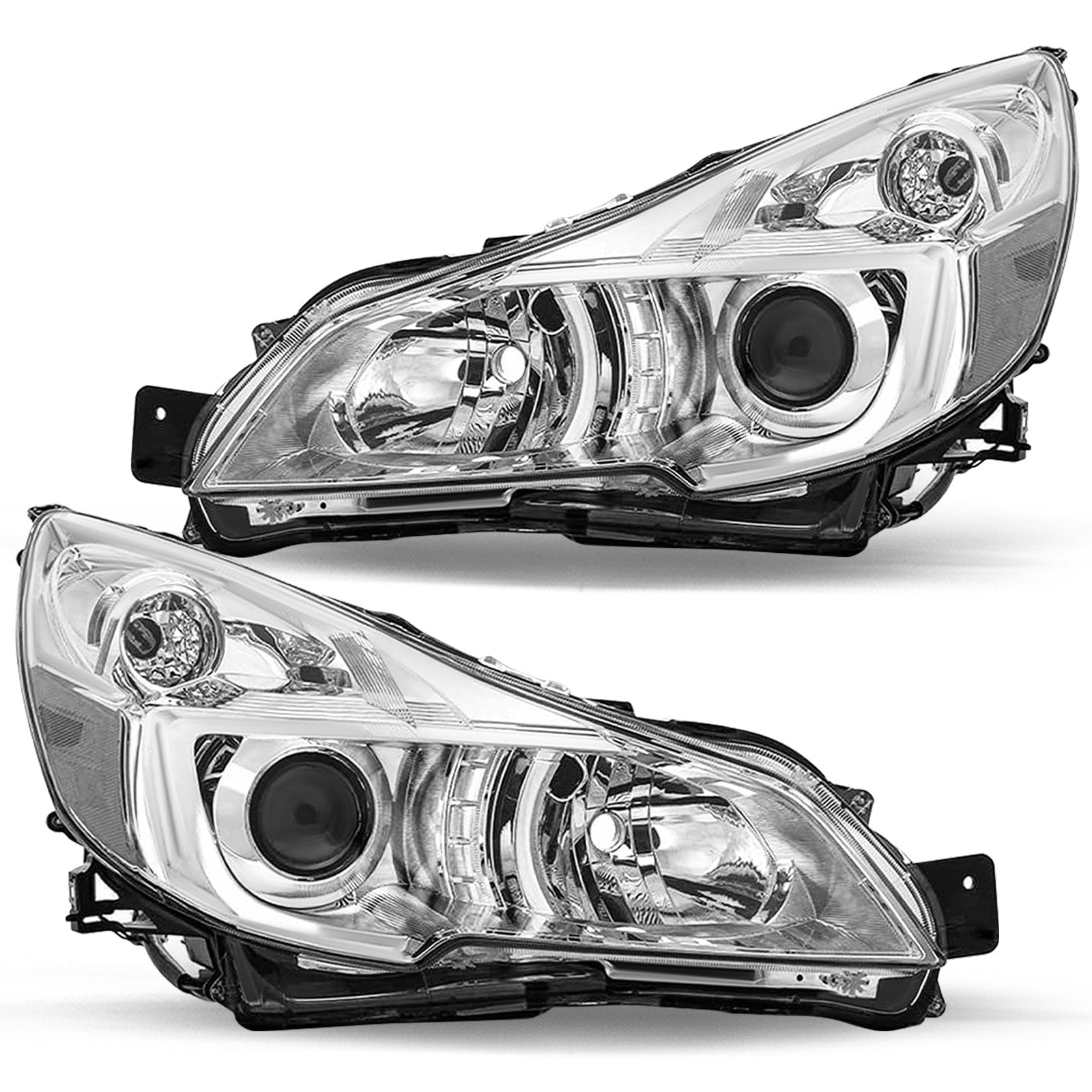 VehicleAid Headlights For 2010-2014 Subaru Outback/Legacy