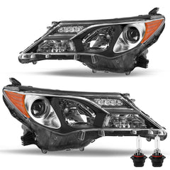 VehicleAid Headlights For 2013-2015 Toyota Rav4