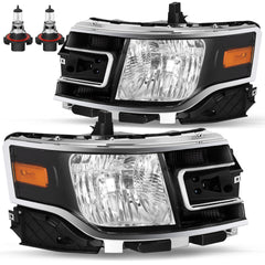 VehicleAid Headlights For 2013-2019 Ford Flex