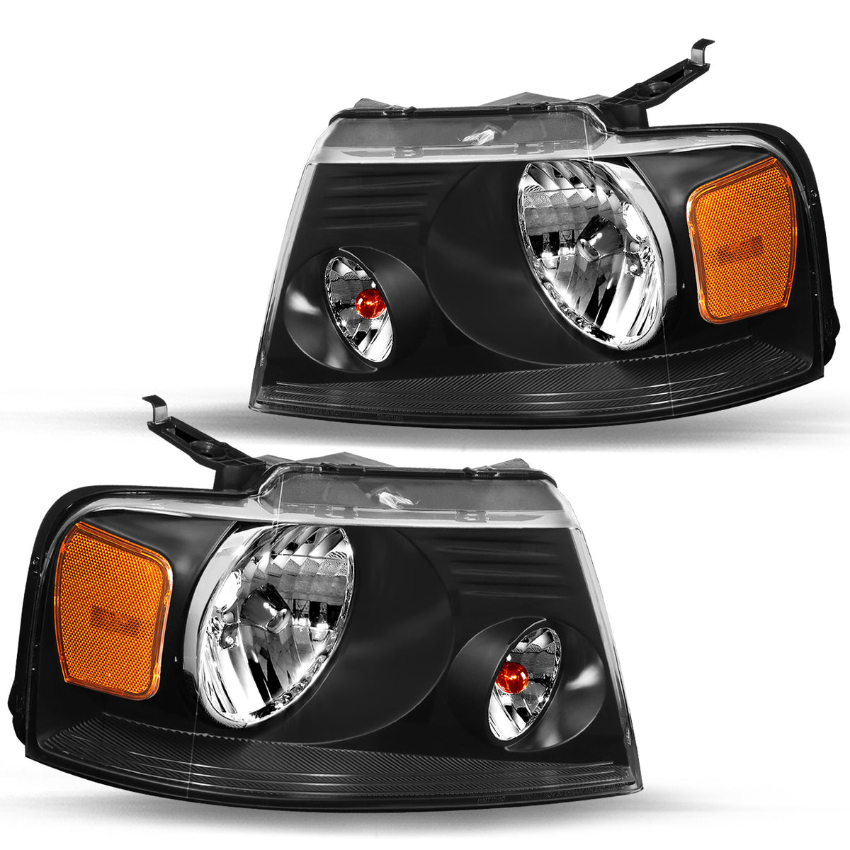 VehicleAid Headlights For 2004-2008 Ford F150 Pickup