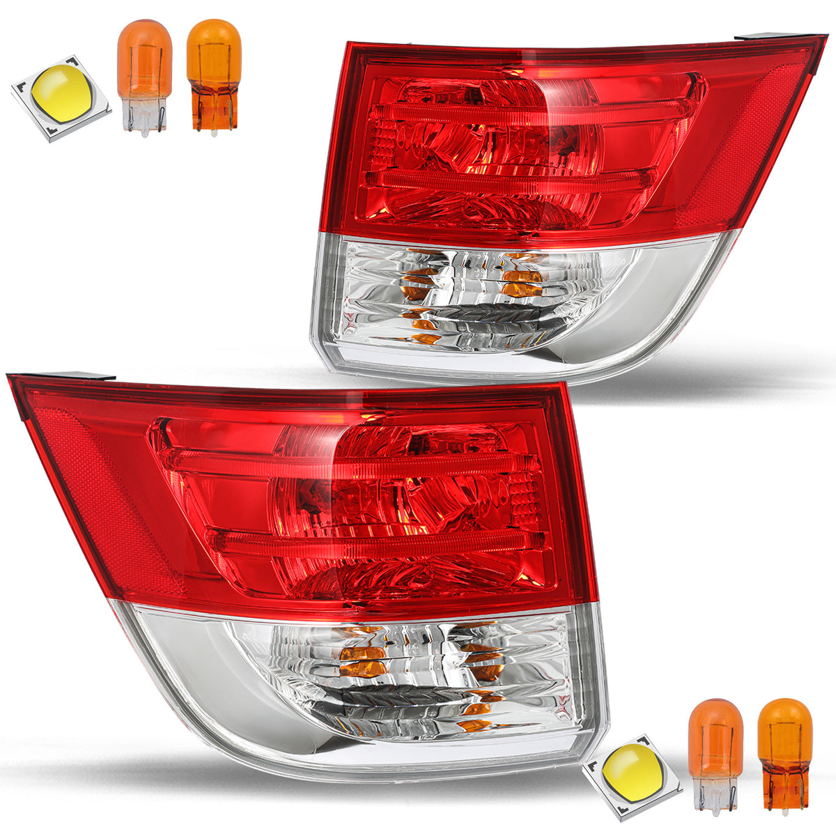 VehicleAid Taillights For 2014-2017 Honda Odyssey