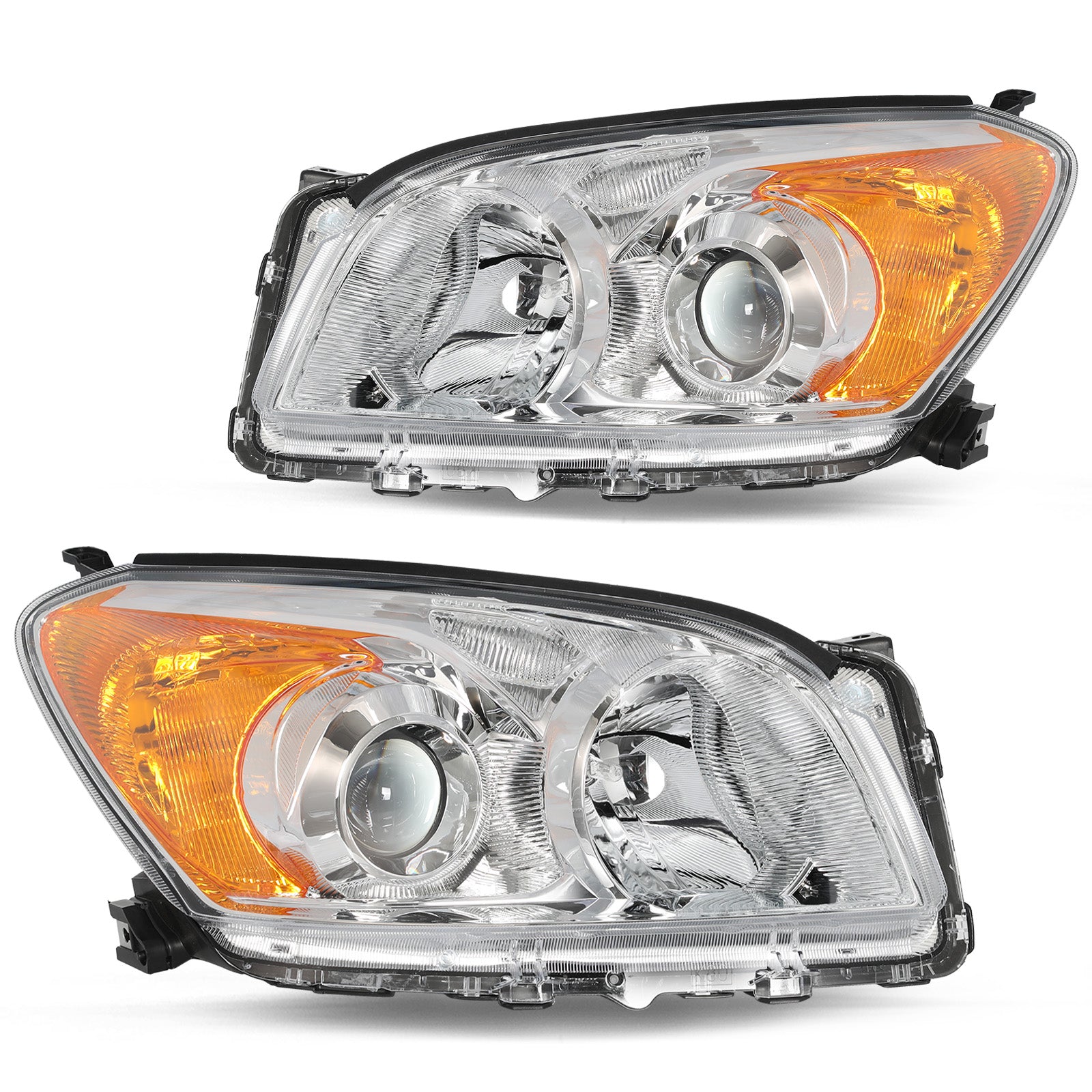 VehicleAid Headlights For 2009-2012 Toyota Rav-4