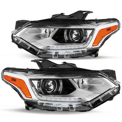 VehicleAid Headlights For 2018-2021 Chevy Traverse HID/Xenon Type