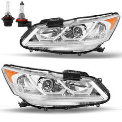 VehicleAid Headlights For 2016-2017 Honda Accord