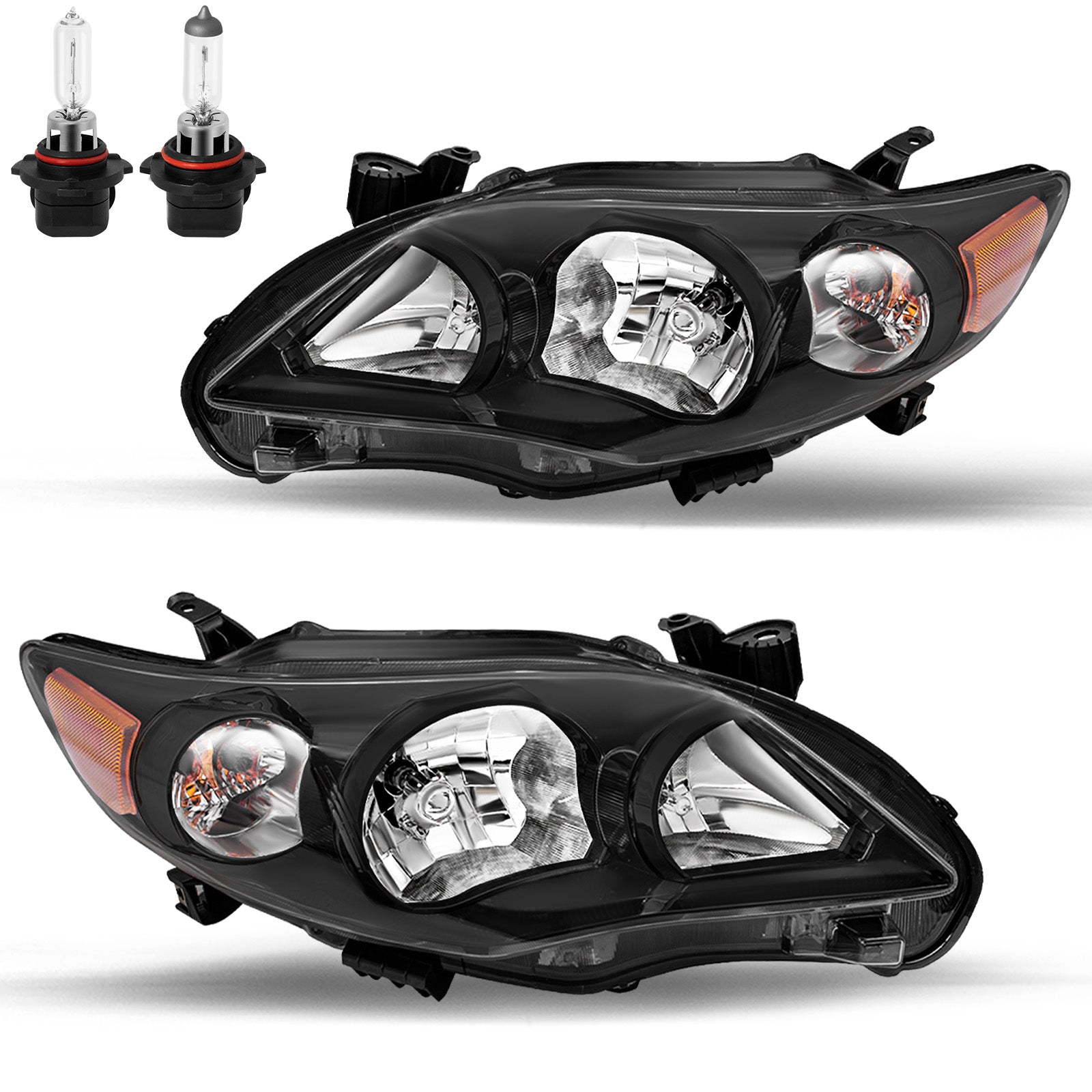 VehicleAid Headlights For 2011-2013 Toyota Corolla