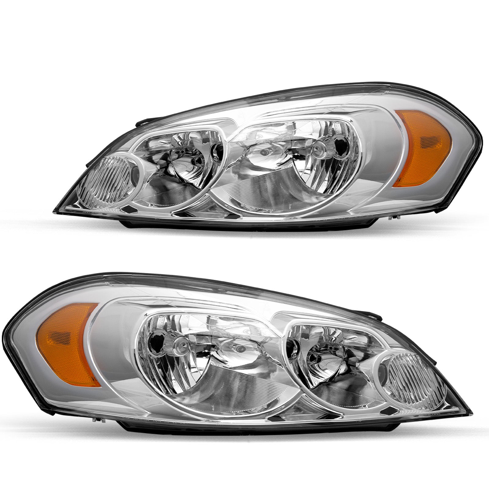 VehicleAid Headlights For 2014-2016 Chevy Impala Limited