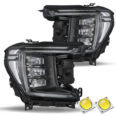 VehicleAid Full LED Headlights For 2021-2023 GMC Yukon/Yukon XL SLE SLT