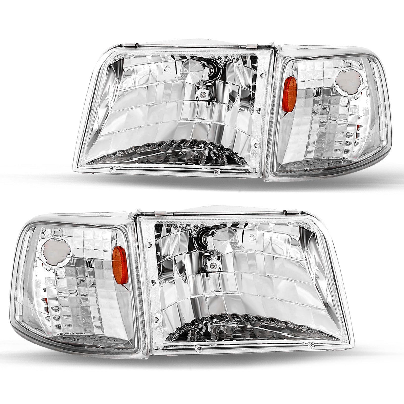 VehicleAid Headlights For 1993-1997 Ford Ranger