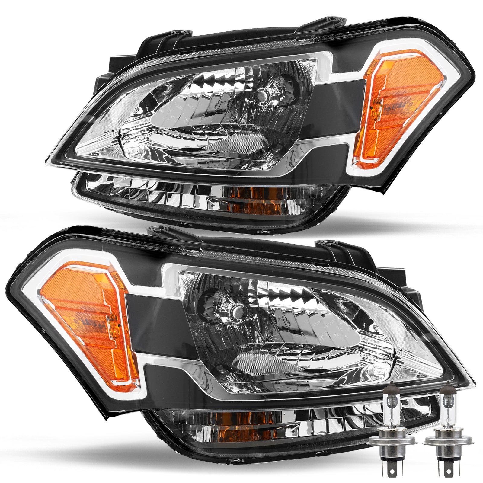 VehicleAid Headlights For 2010-2011 Kia Soul