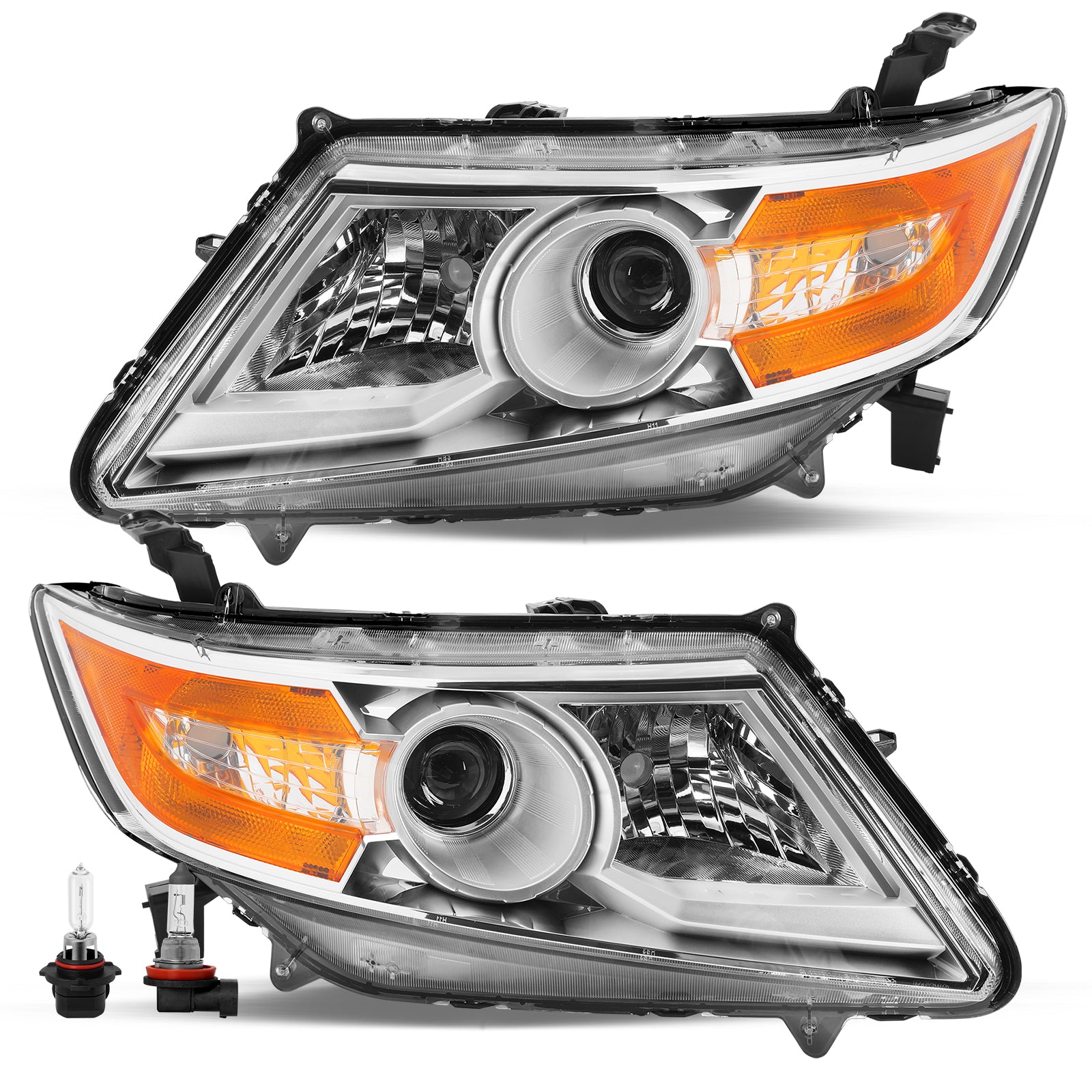 VehicleAid Headlights For 2011-2017 Honda Odyssey