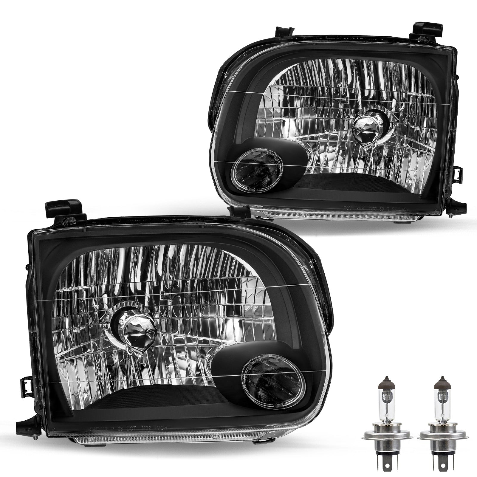 VehicleAid Headlights For 2005-2007 Toyota Sequoia Pickup