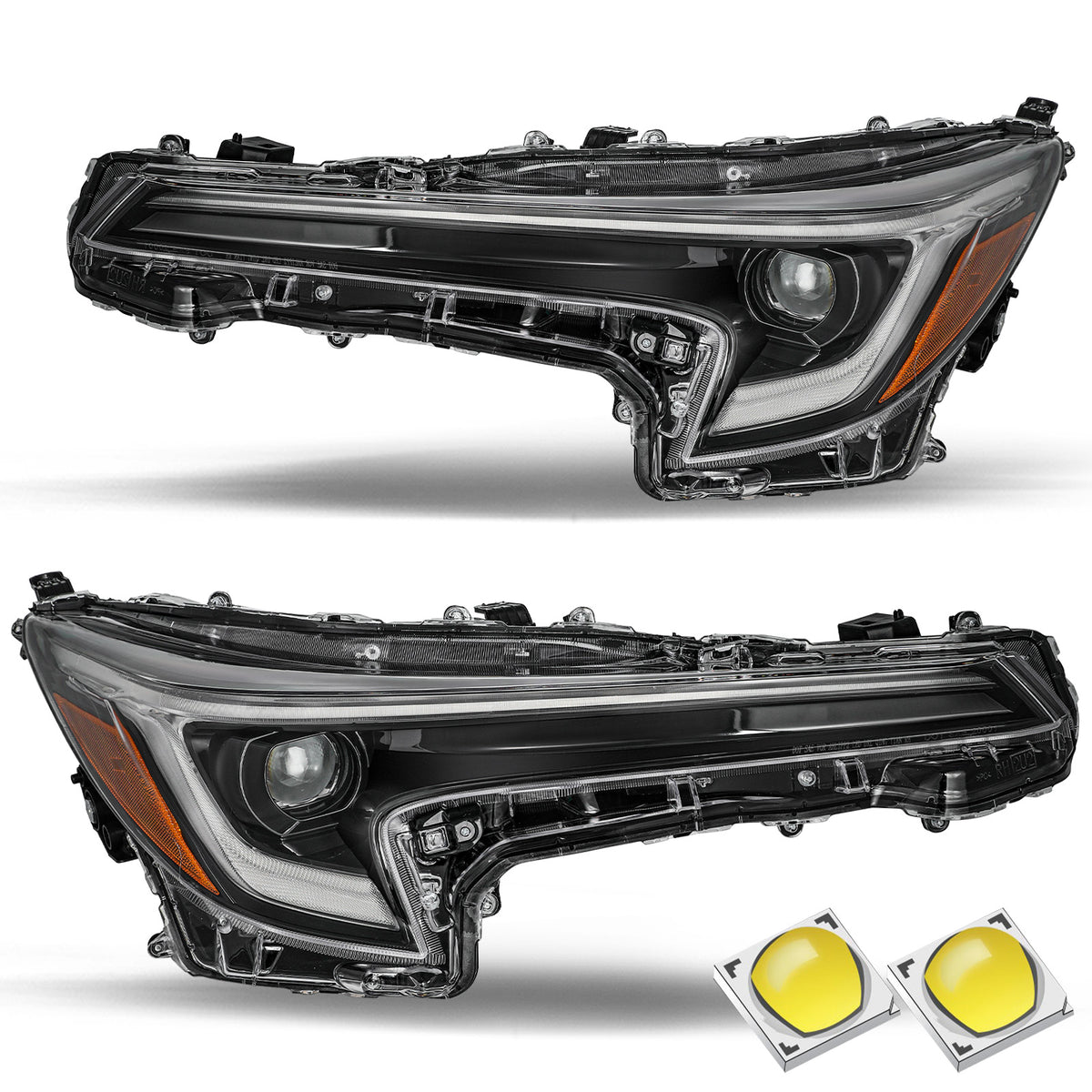 VehicleAid Headlights For 2023-2024 Toyota Corolla