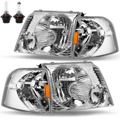 VehicleAid Headlights For 2002-2005 Ford Explorer