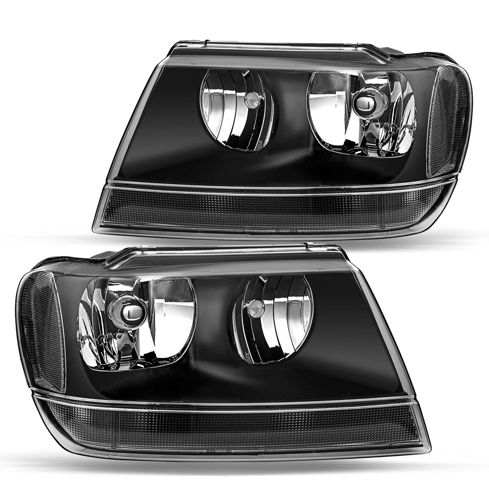 VehicleAid Headlights For 1999-2004 Jeep Grand Cherokee