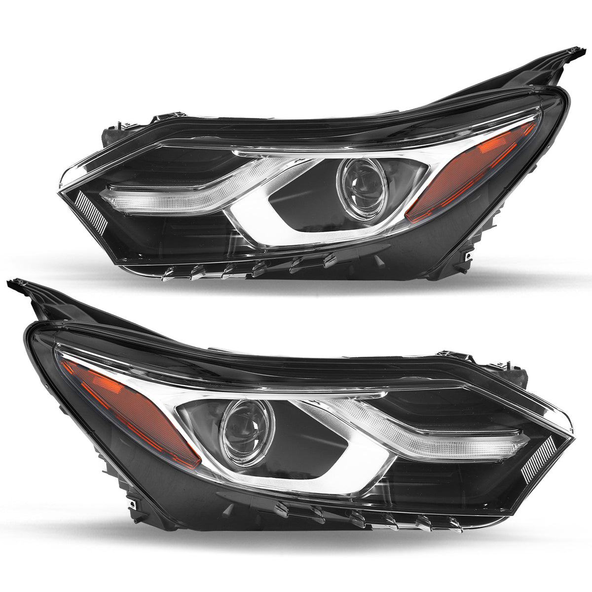 VehicleAid Headlights For 2018-2021 Chevy Equinox HID/Xenon