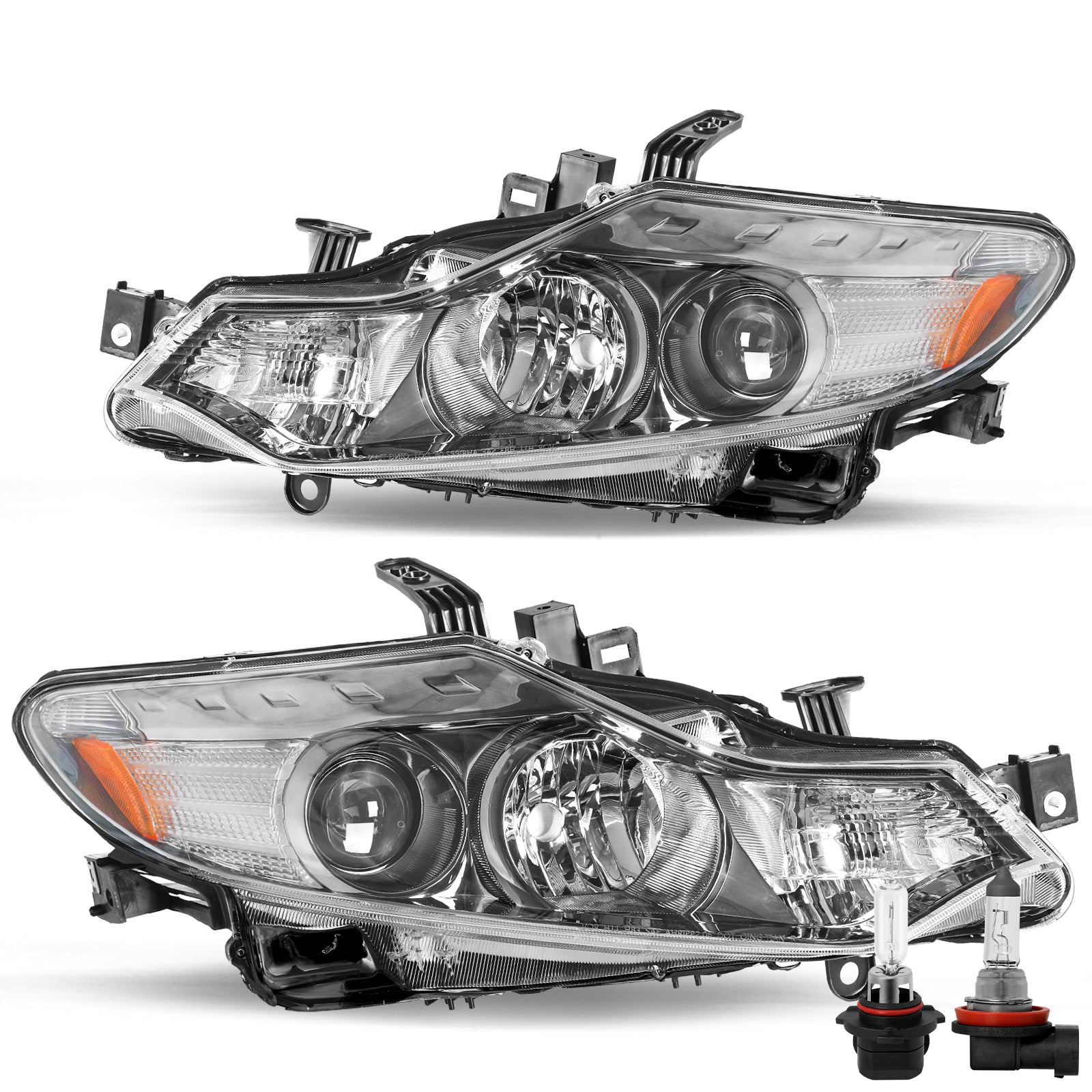 VehicleAid Headlights For 2009-2014 Nissan Murano