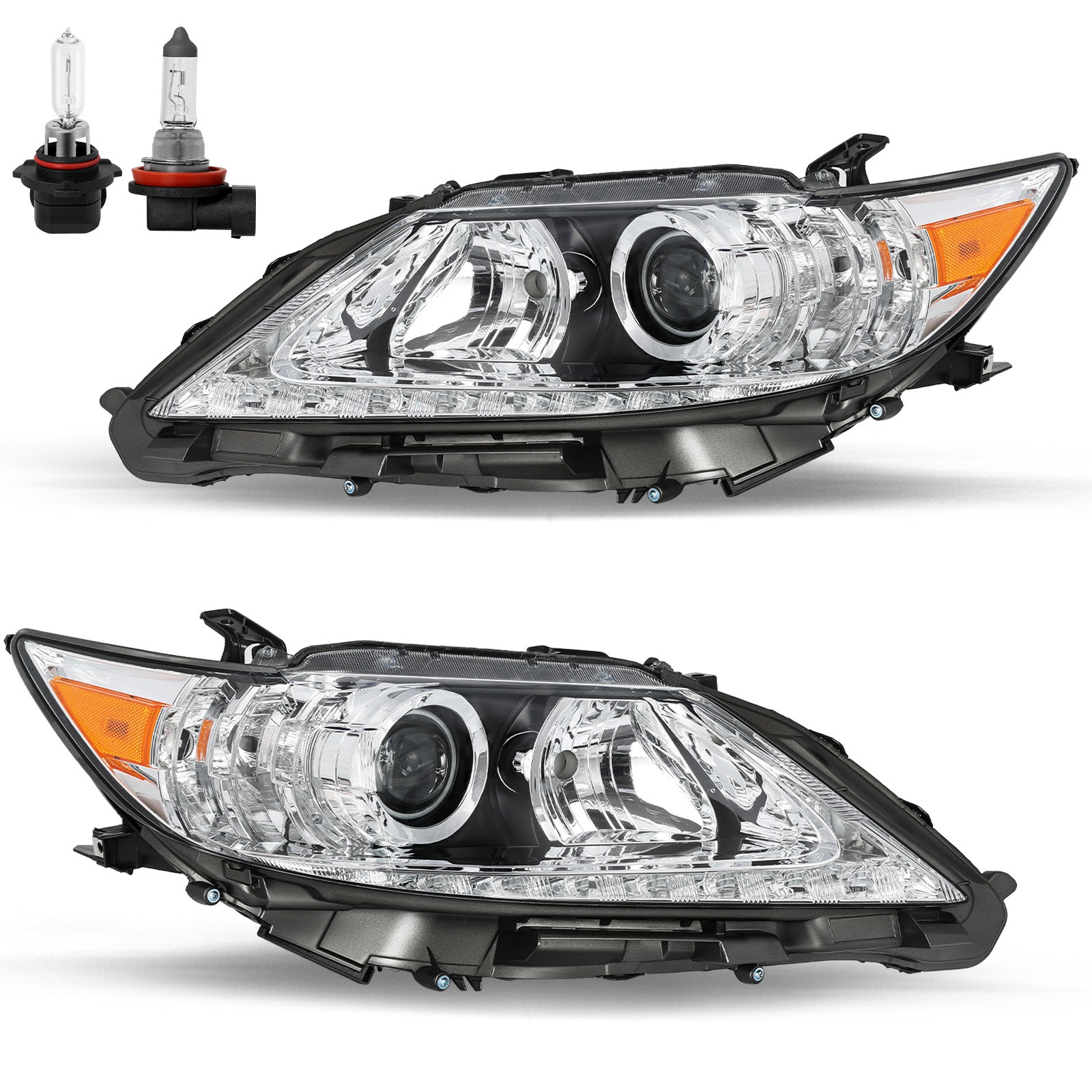 VehicleAid Headlights For 2013-2015 Lexus ES300h