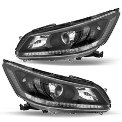 VehicleAid Headlights For 2013-2015 Honda Accord