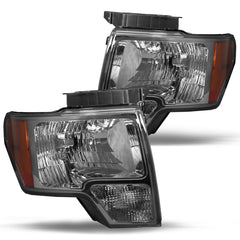 VehicleAid Headlights For 2009-2014 Ford F150 Pickup