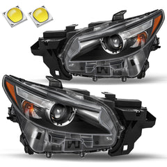 VehicleAid LED Headlights For 2016-2020 Mazda CX-9