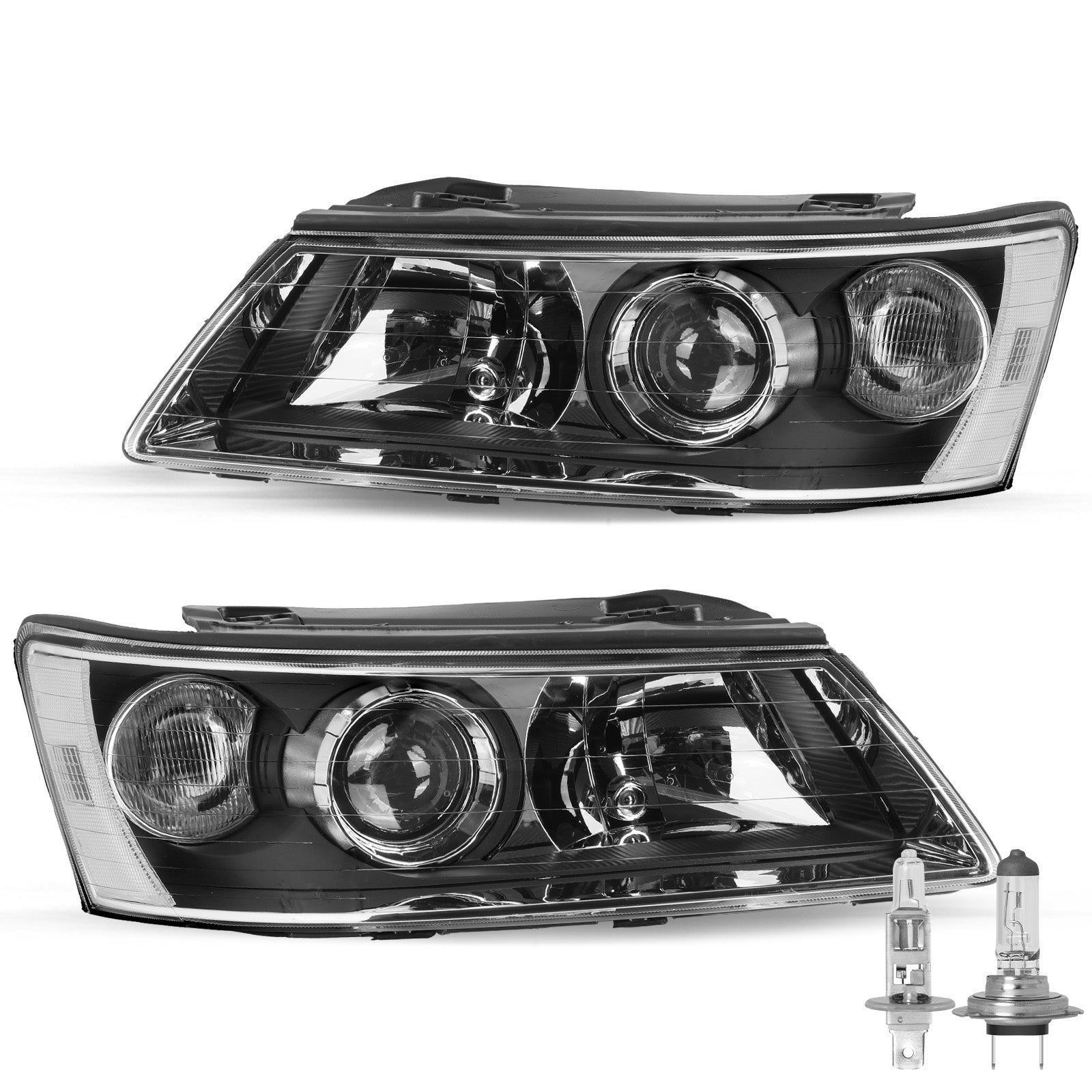 VehicleAid Headlights For 2006-2008 Hyundai Sonata