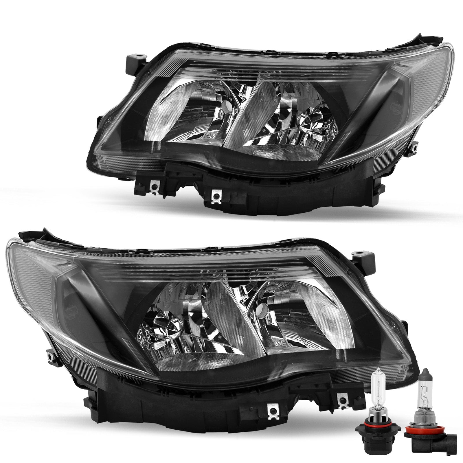 VehicleAid Headlights For 2009-2013 Subaru Forester