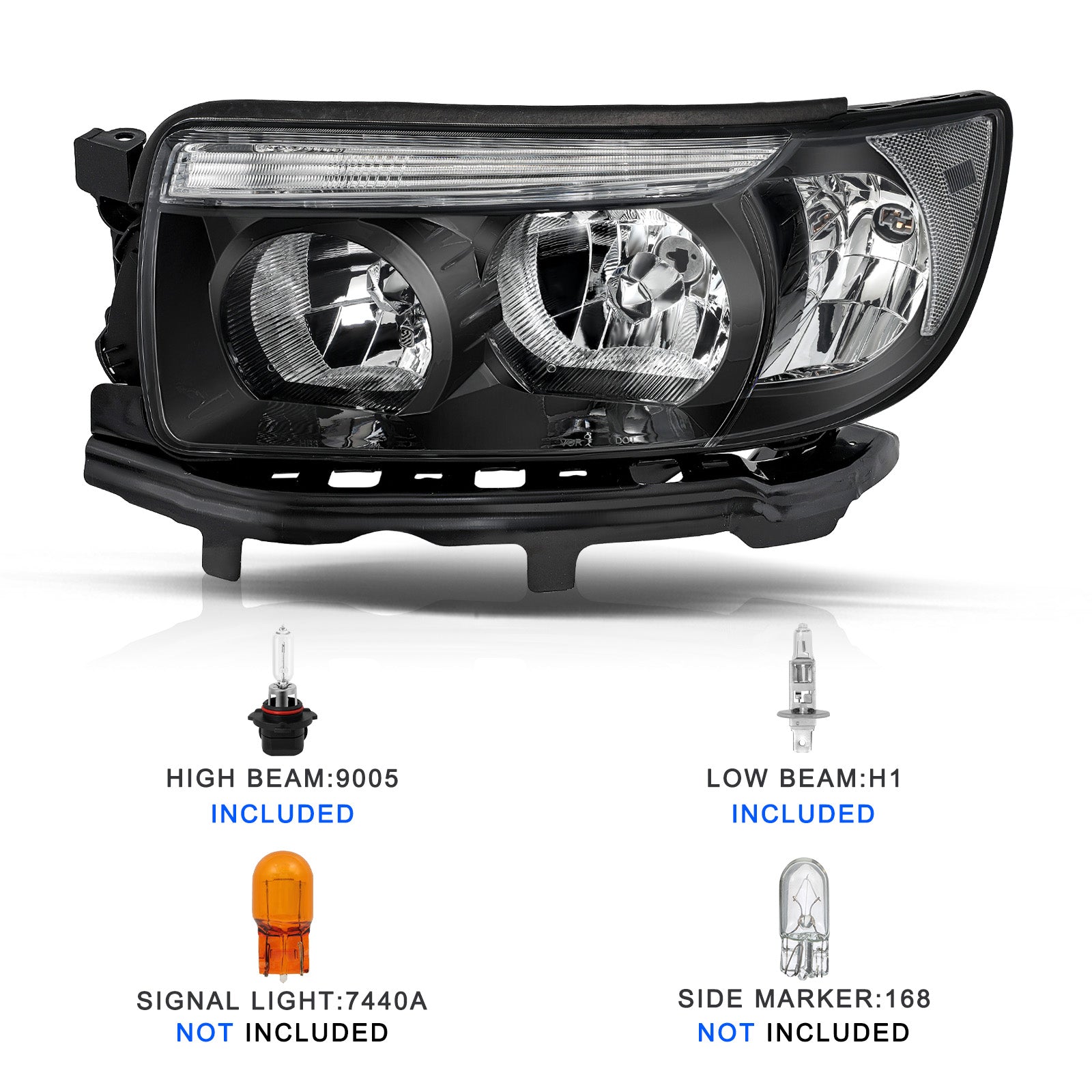 VehicleAid Headlights For 2006-2008 Subaru Forester