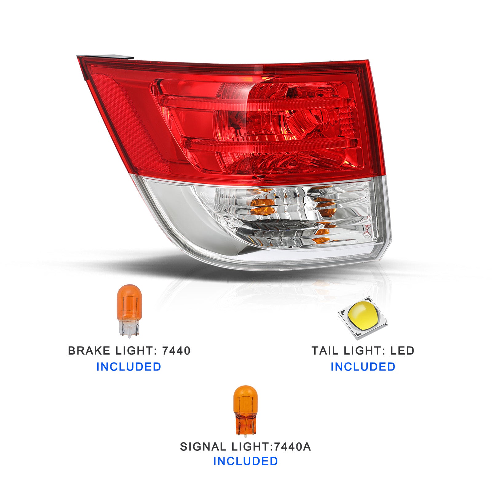 VehicleAid Taillights For 2014-2017 Honda Odyssey