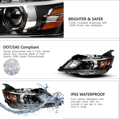 VehicleAid Headlights For 2014-2020 Chevy Impala