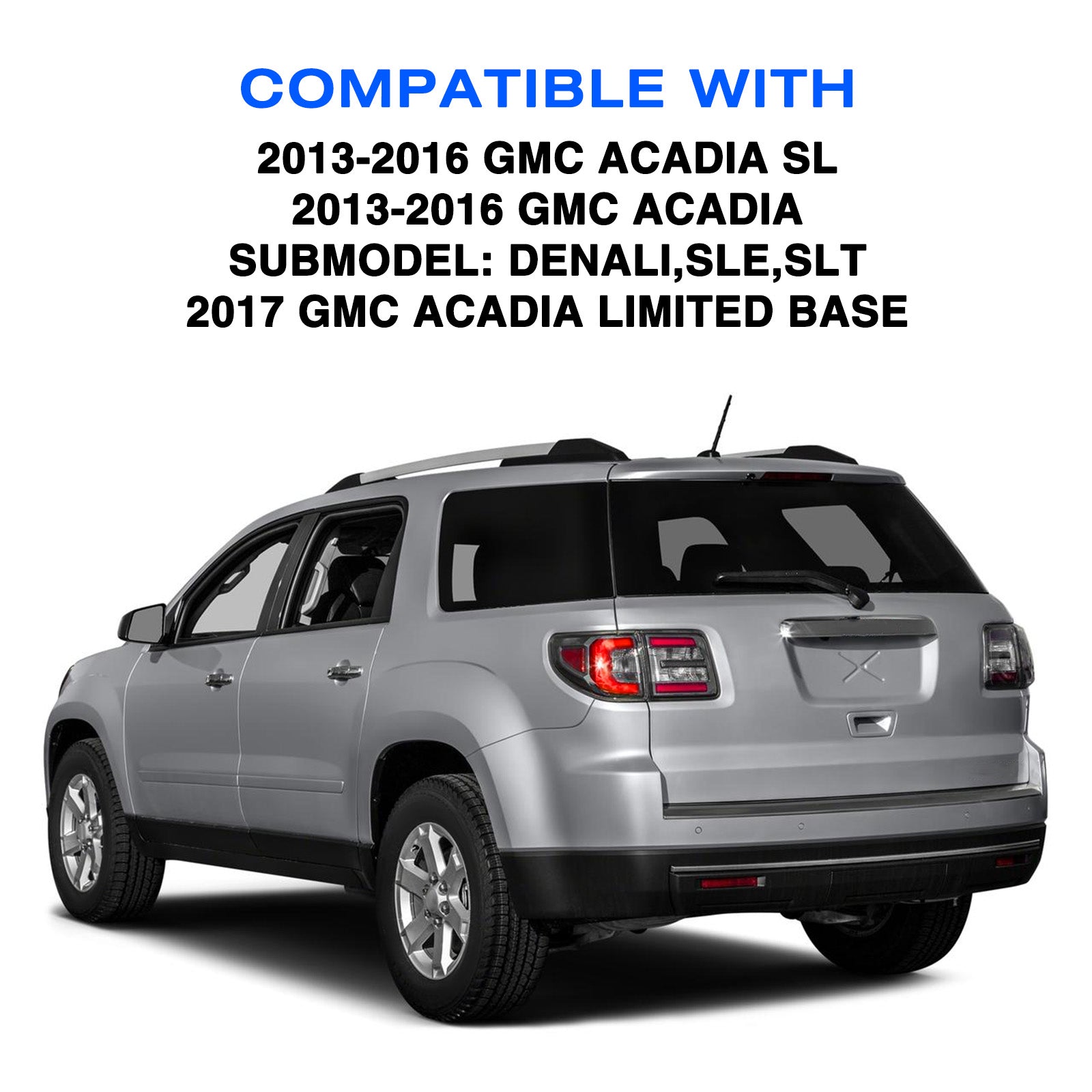 VehicleAid Taillights For 2013-2016 GMC Acadia