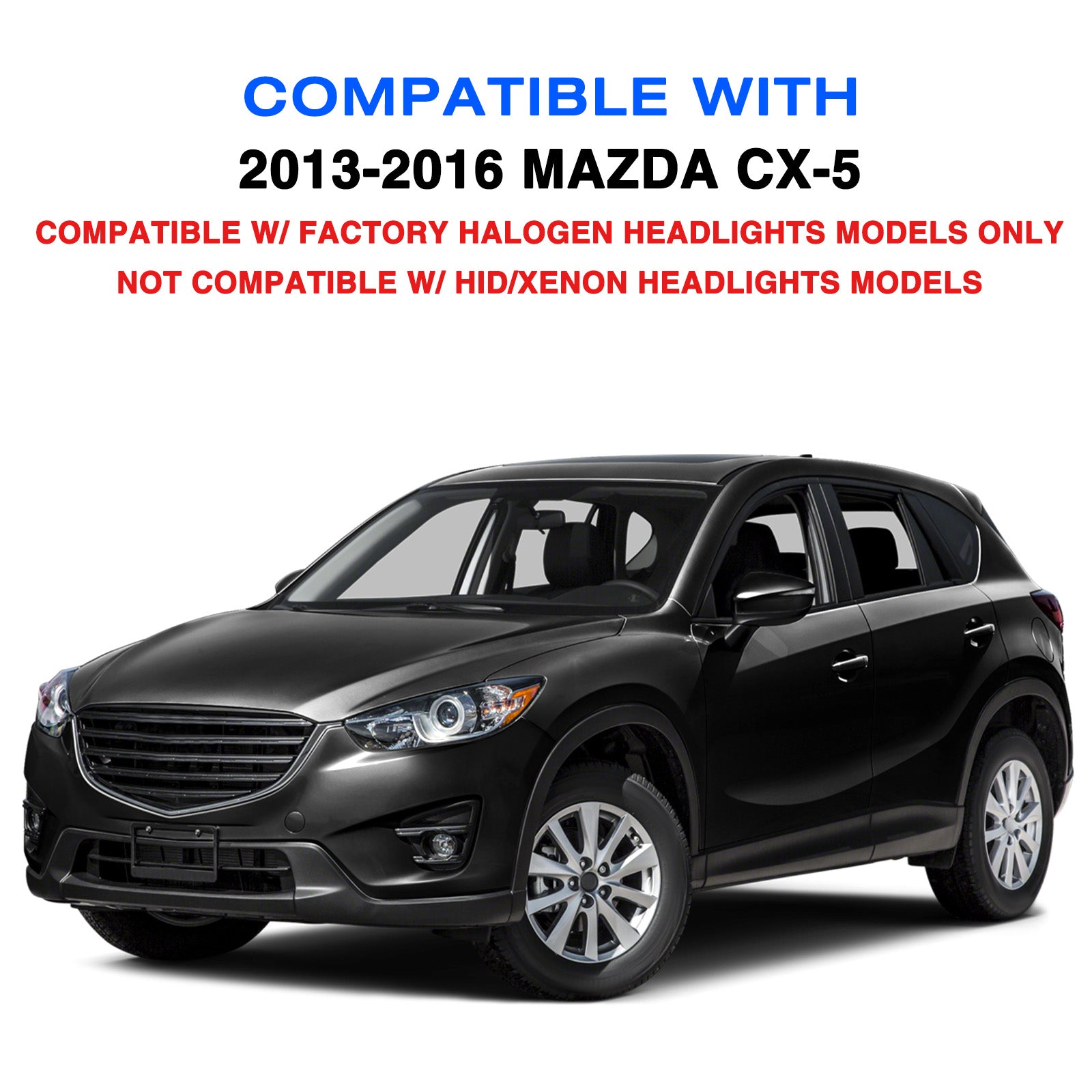 VehicleAid Headlights For 2013-2016 Mazda CX-5