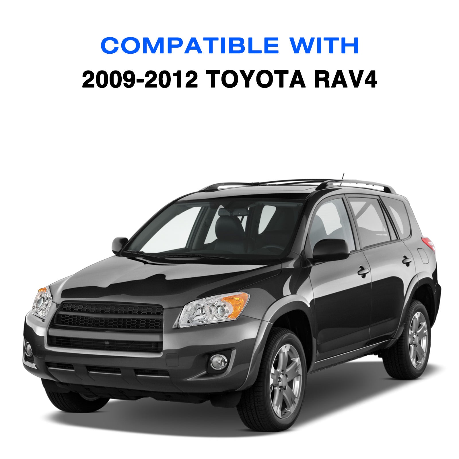 VehicleAid Headlights For 2009-2012 Toyota Rav-4