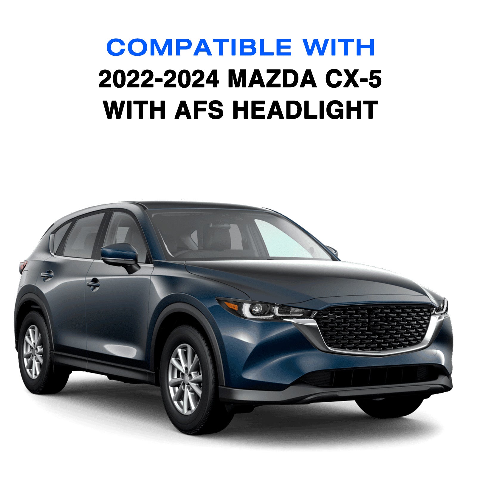 VehicleAid Headlights For 2022-2024 Mazda CX-5 With LED DRL AFS