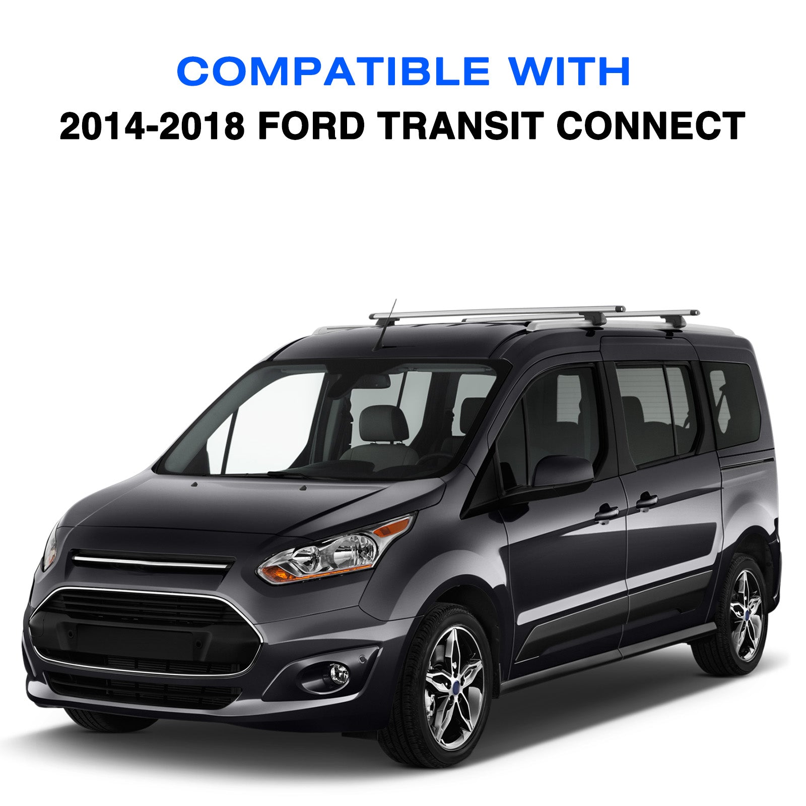 VehicleAid Headlights For 2014-2018 Ford Transit Connect