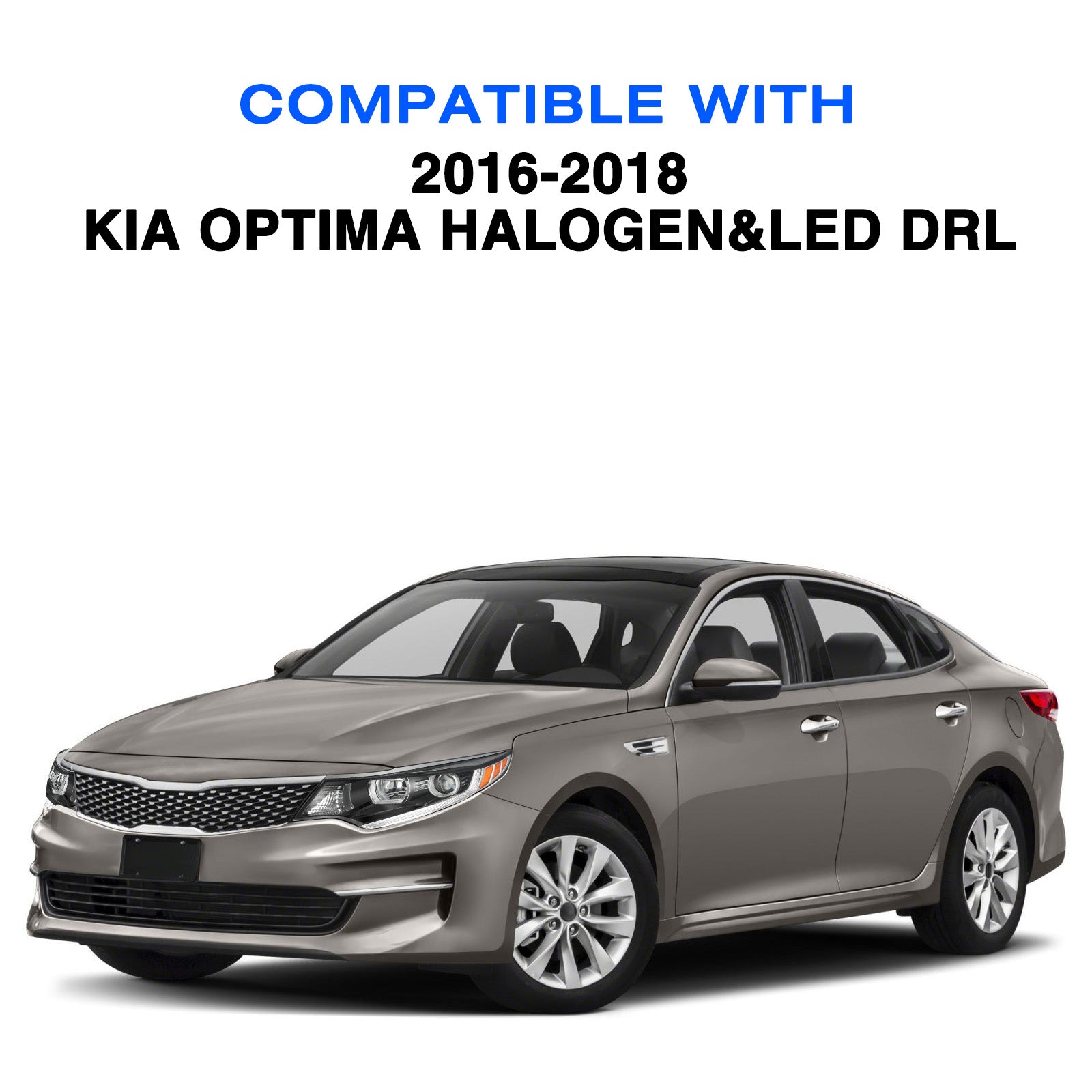 VehicleAid Headlights For 2016-2018 Kia Optima