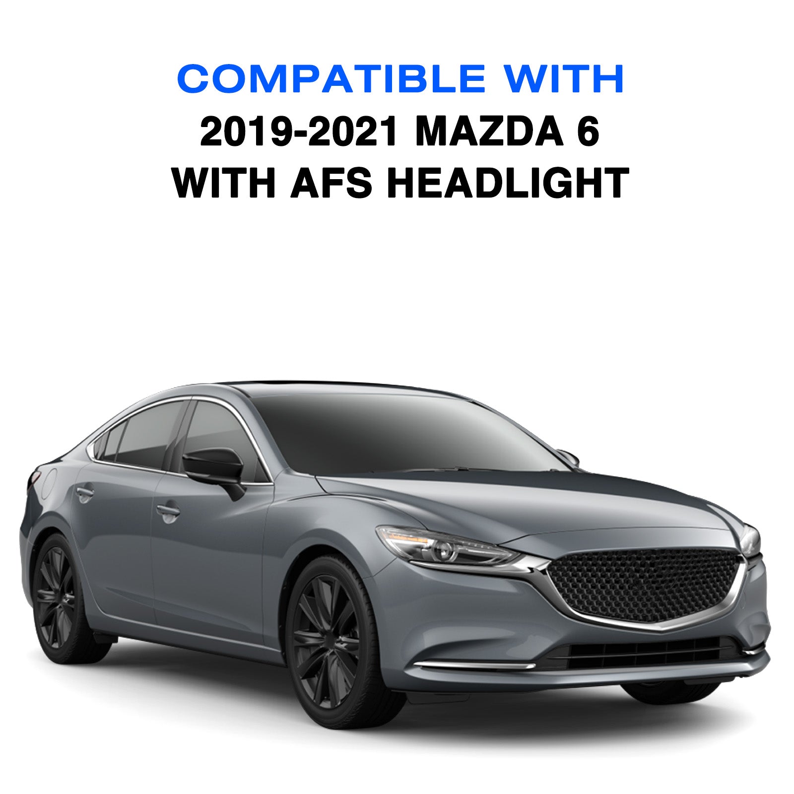 VehicleAid Full LED Headlights For 2019-2021 Mazda 6 With AFS Model