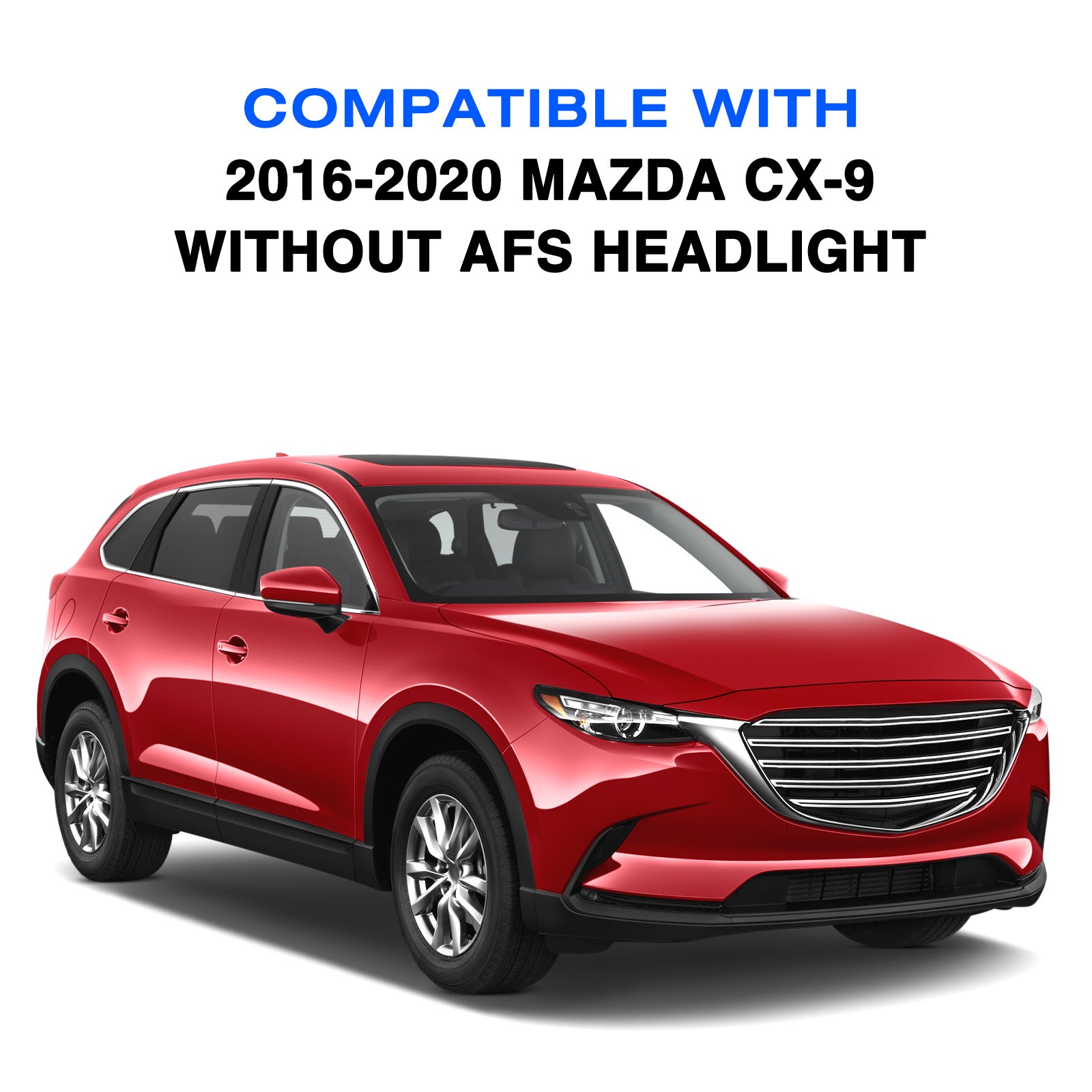 VehicleAid LED Headlights For 2016-2020 Mazda CX-9