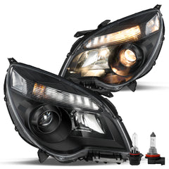 VehicleAid Headlights For 2010-2015 Chevy Equinox Halogen Type