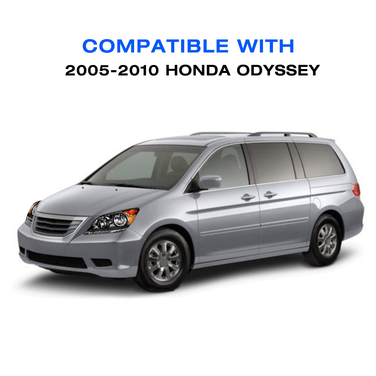 VehicleAid Headlights For 2005-2010 Honda Odyssey