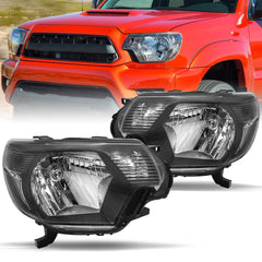 VehicleAid Headlights For 2012-2015 Toyota Tacoma