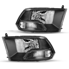 VehicleAid Headlights For 2009-2012 Dodge Ram 1500 2500 3500