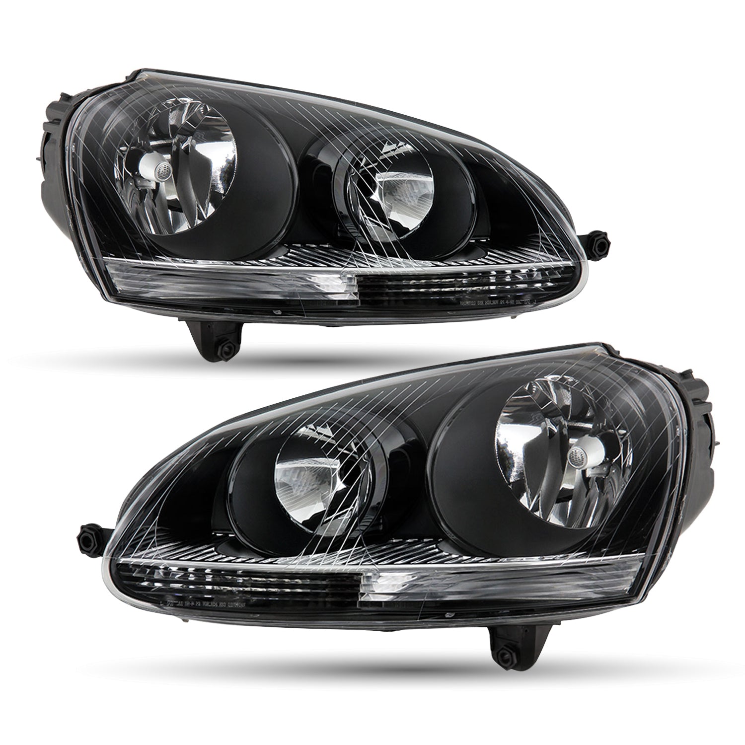 VehicleAid Headlights For 2005-2010 Volkswagen Jetta