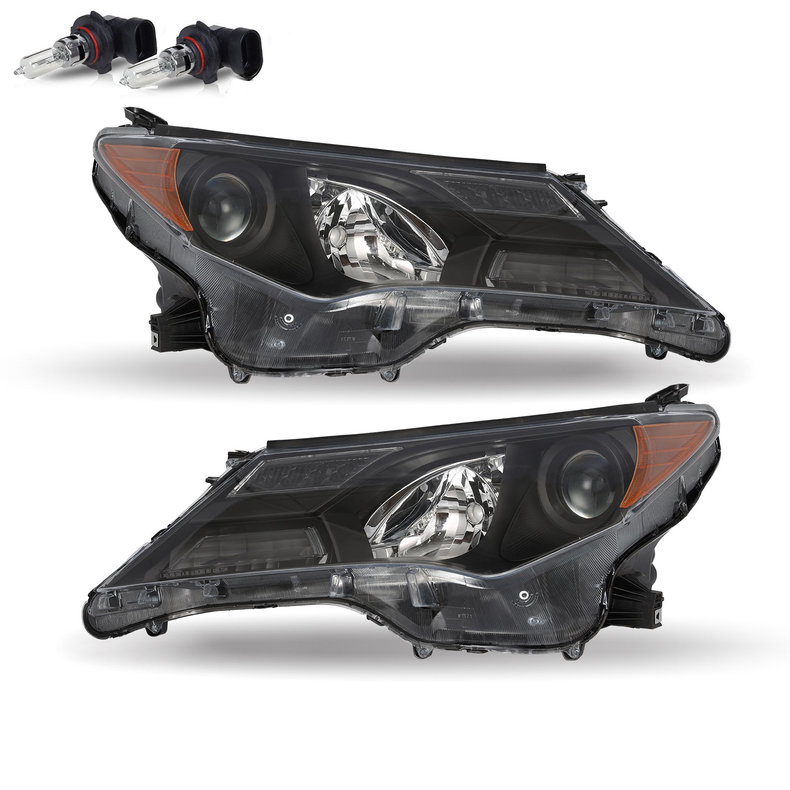 VehicleAid Headlights For 2013-2015 Toyota Rav4