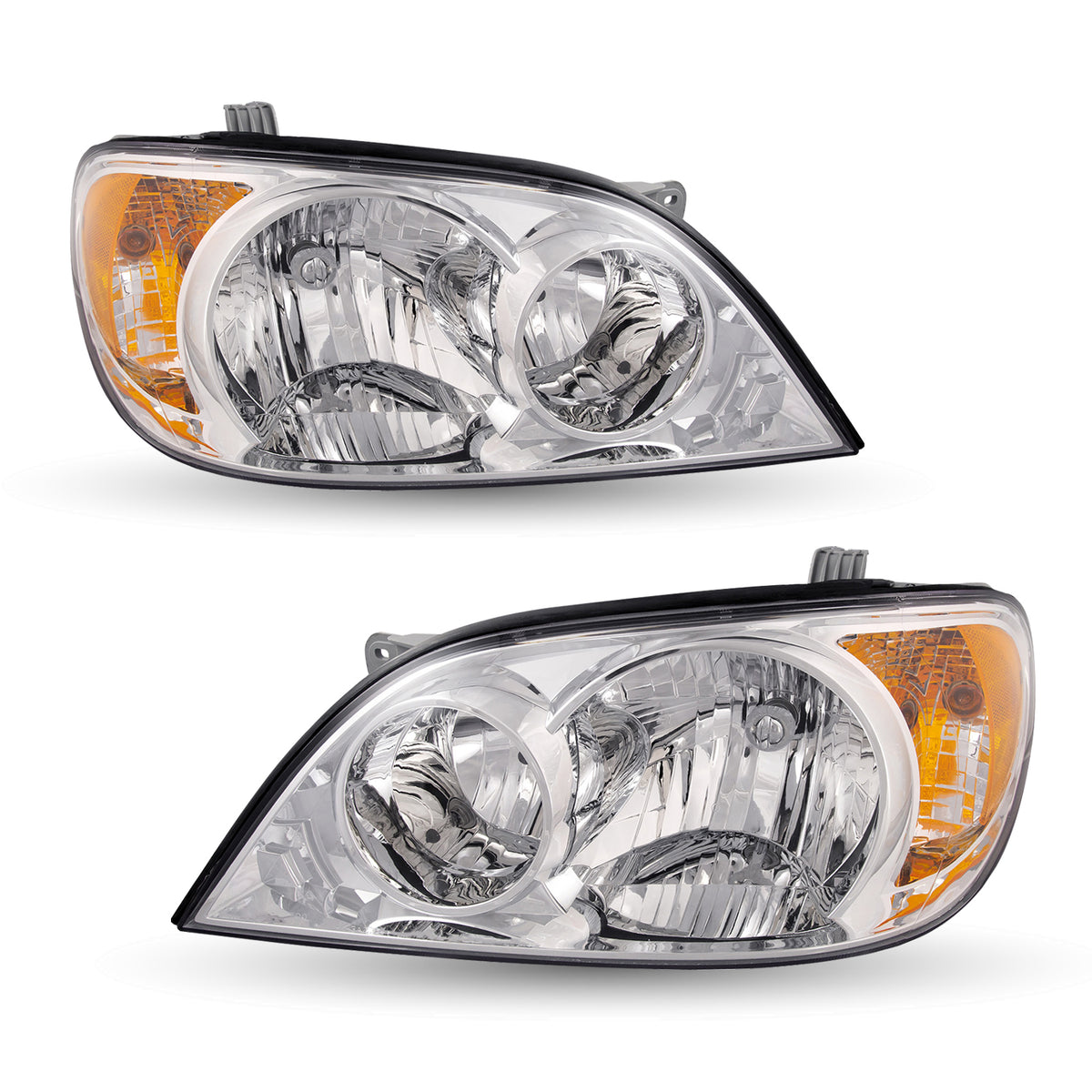 VehicleAid Headlights For 2002-2004 Kia Spectra