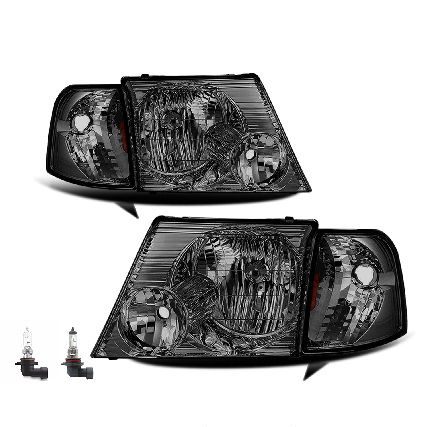 VehicleAid Headlights For 2002-2005 Ford Explorer