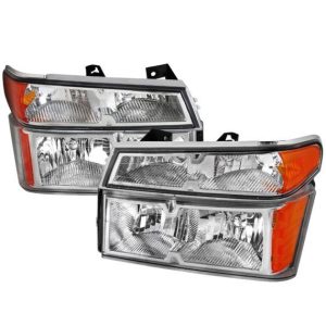 2004-2012 GMC Canyon Headlights - Chrome