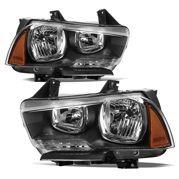 2011 2014 Dodge Charger Headlights BK
