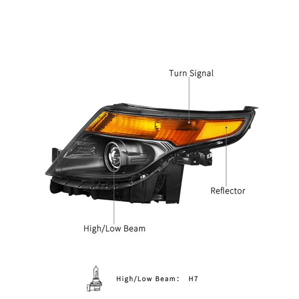 2011-2015-Ford-Explorer-Projector-Headlights-2