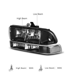 1998-2005 Chevy Blazer Headlights-2