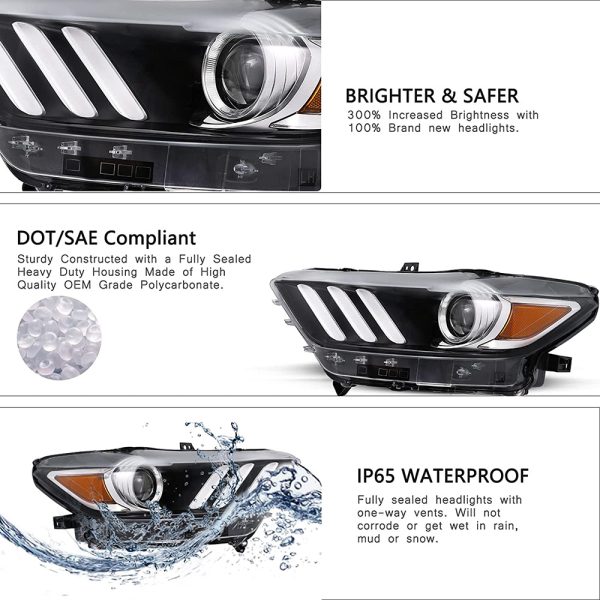 2015-2017 Ford Mustang Headlights-6